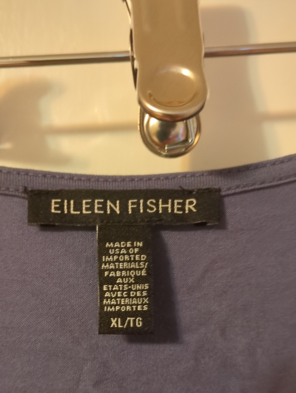 Eileen Fisher Tiered Blue Dress - Picture 2 of 4